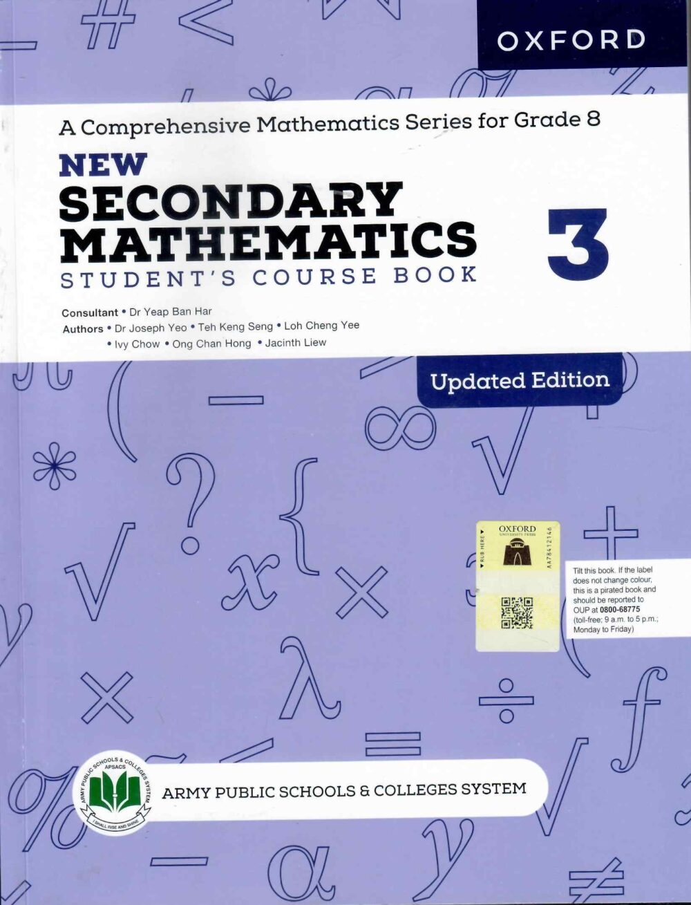 Oxford Secondary Mathematics Book 3