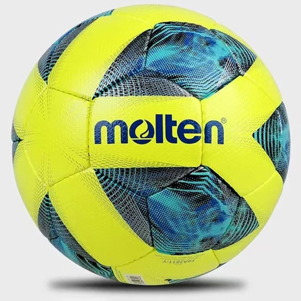Vibrant Yellow & Blue Football – Durable & Stylish