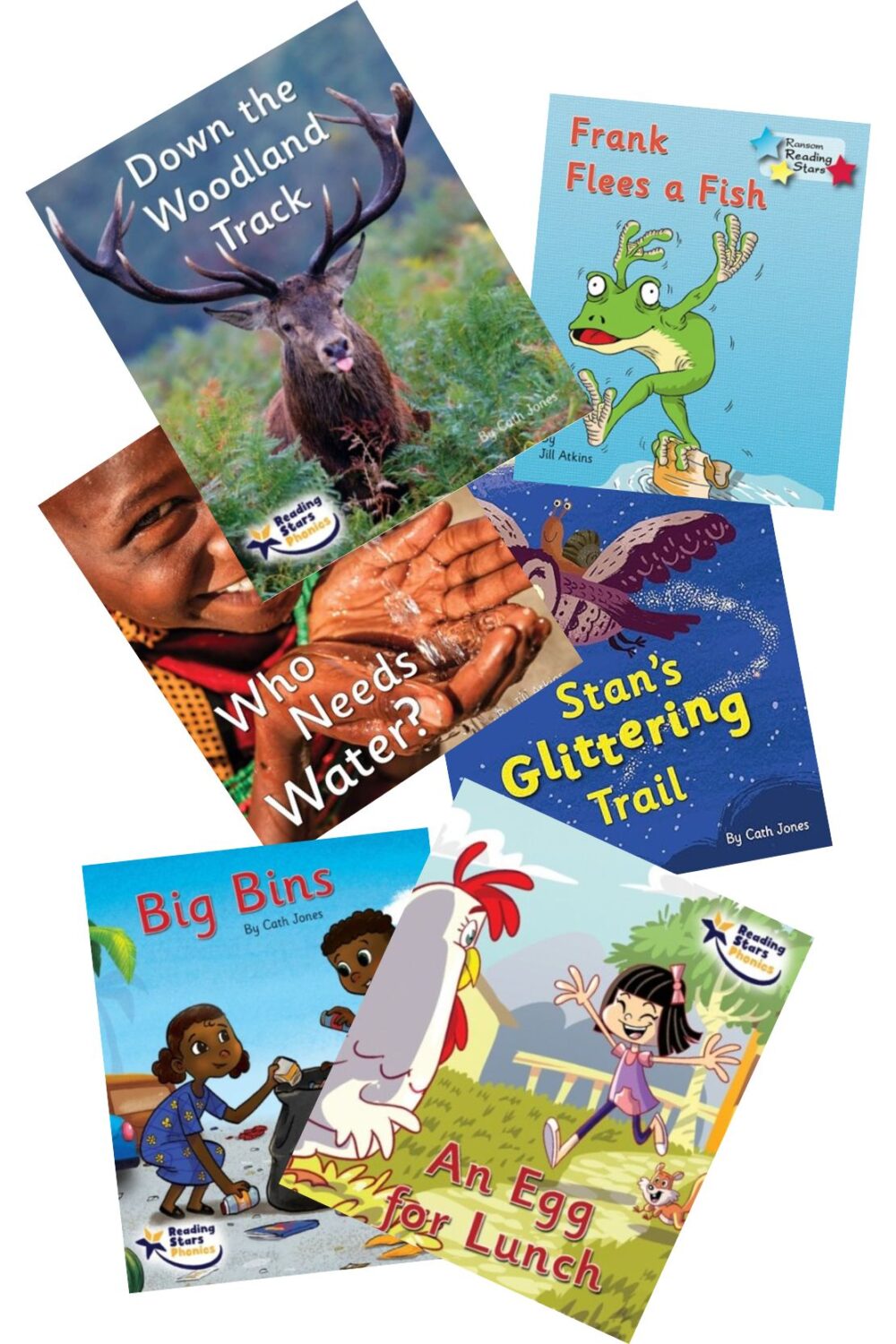 Ransom Reading Stars – Pack of 6 Phonics Readers | amsmart