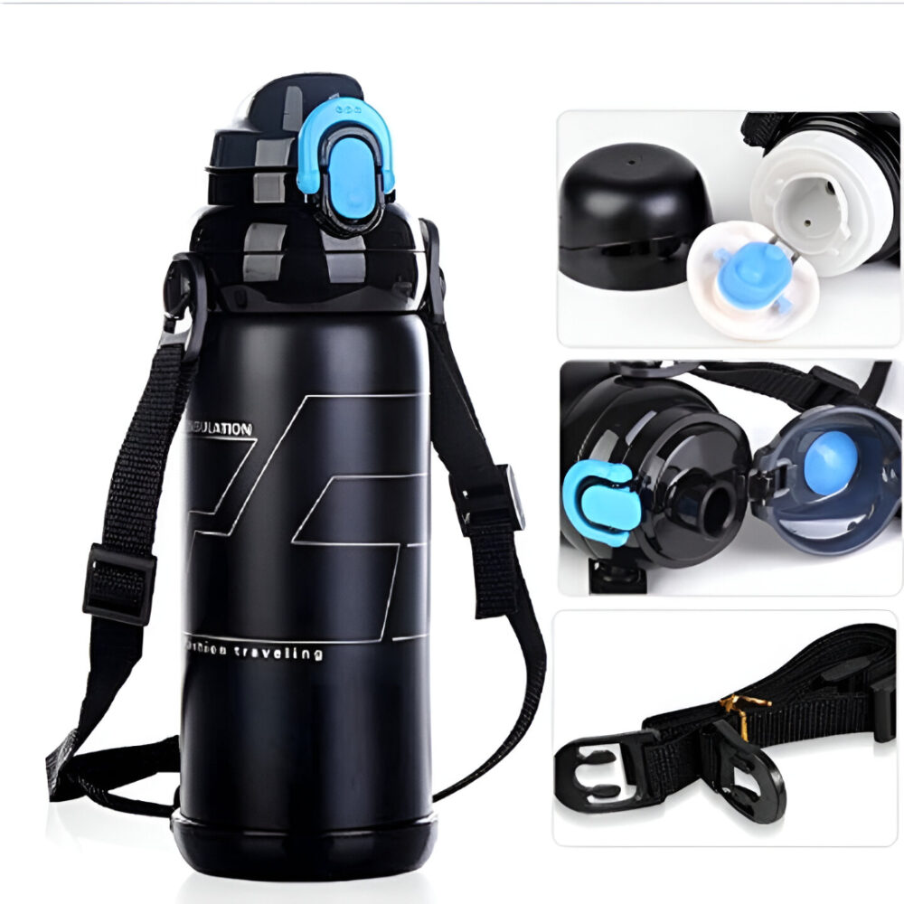 JINQUAN FX0416 | Floral Vacuum Bottle for Students & Everyday Sips