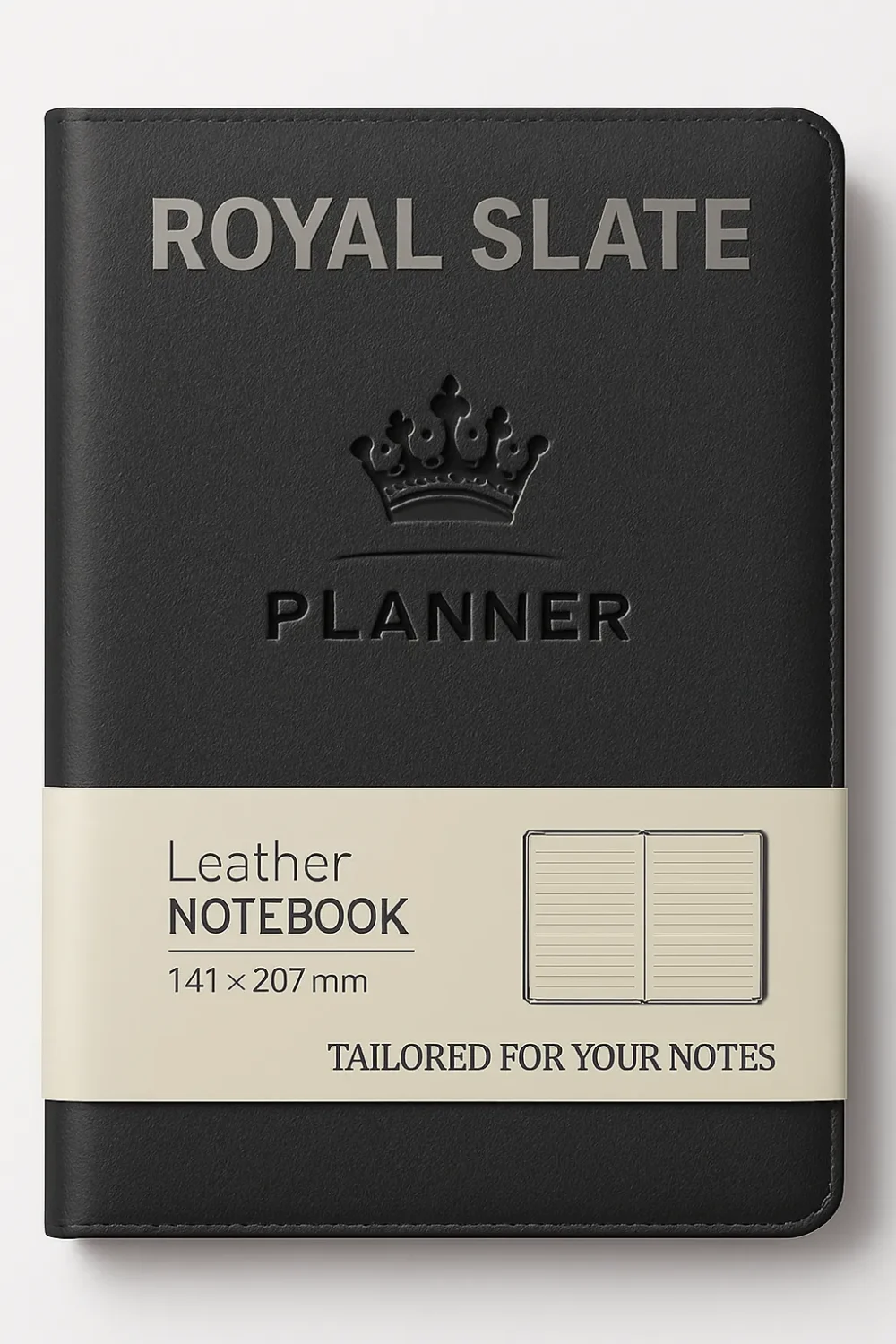 “Royal Slate” – Executive Leather Planner