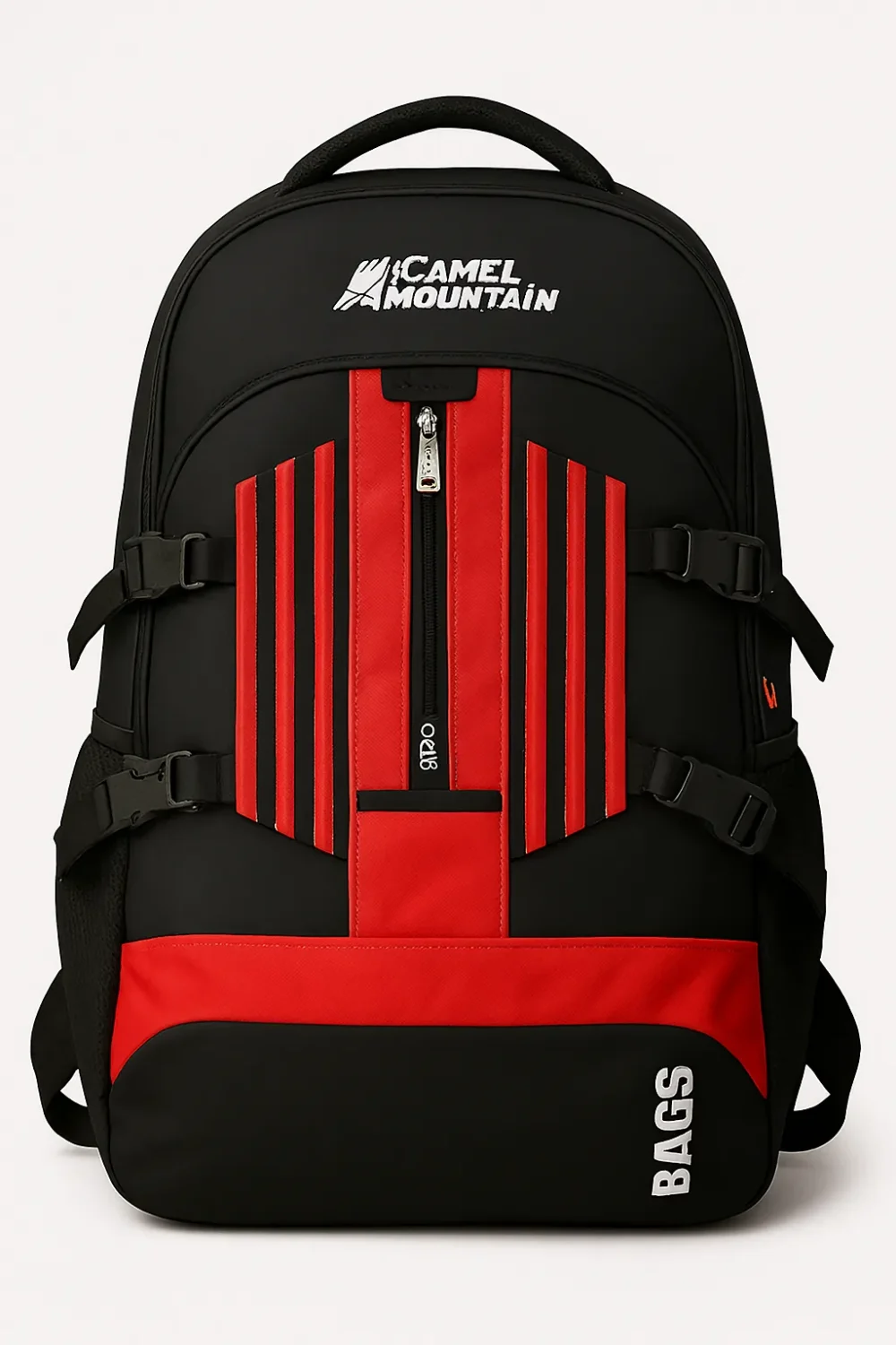 Camel Mountain Backpack – Red Stripes