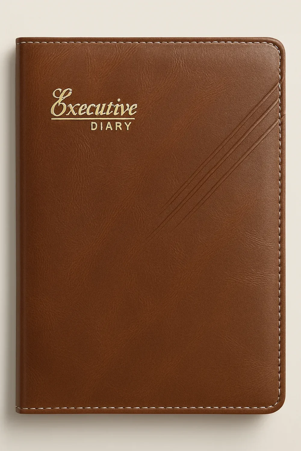 “Executive Diary” – Premium Brown Leatherette Notebook