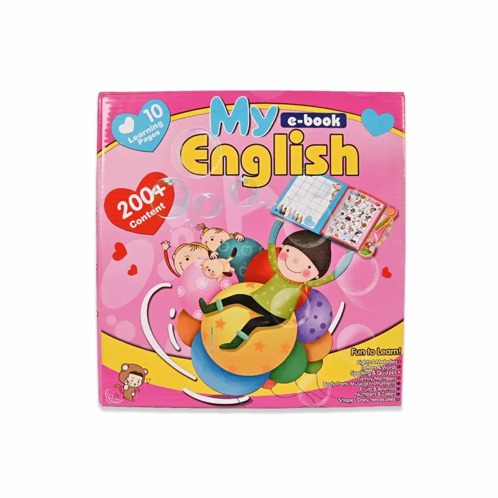 My English e-book – 200+ Words & 10 Pages of Fun (Ages 3+)