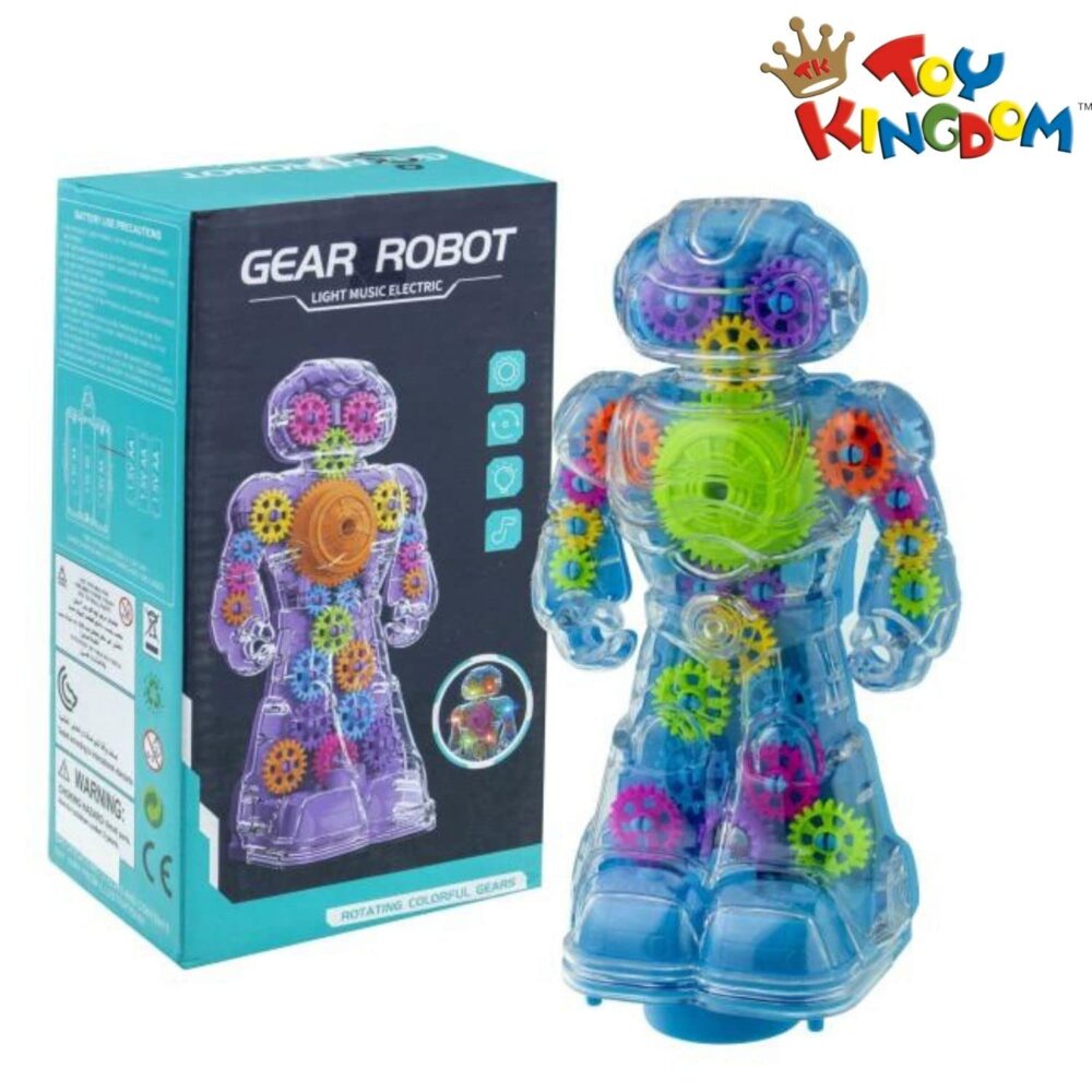 Gear Robot – Light & Music Electric Toy (Ages 3+)