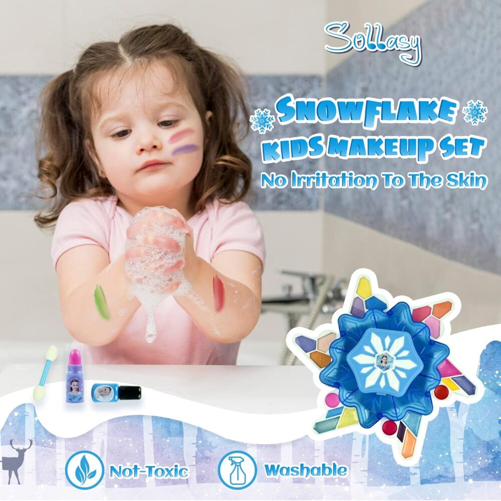 Snowflake Kids Makeup Set – Zollay Cosmetic Kit