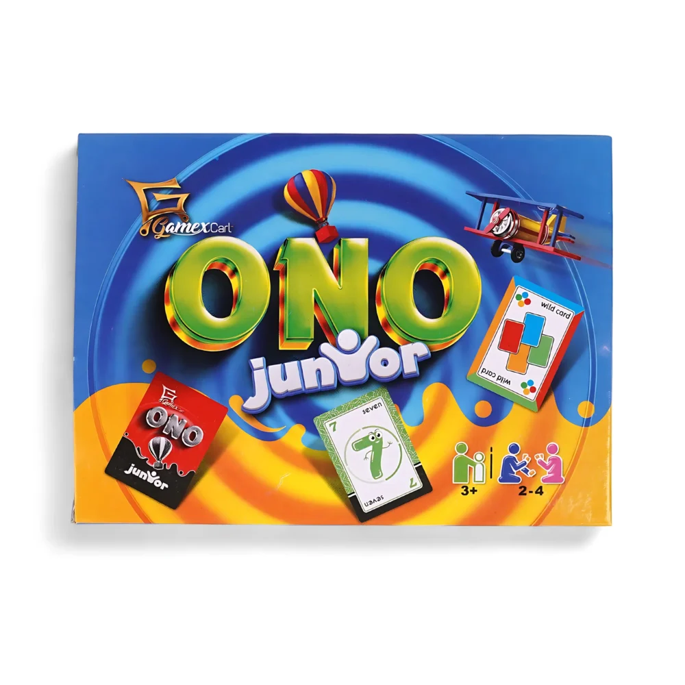 ONO Junior – Colorful Card Game for Kids (Ages 4+)