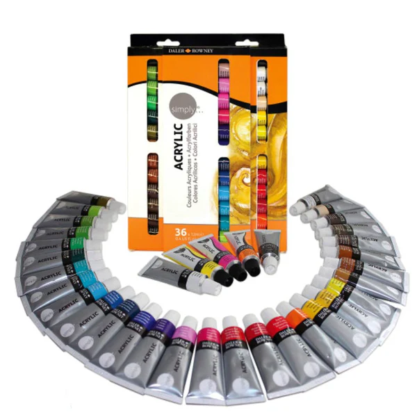 Daler-Rowney-Simply-Acrylic-Paint-Set