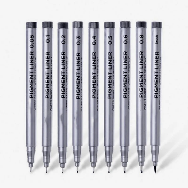 Keep-Smiling-Pigment-liner-Pack-Of-9