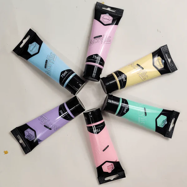 KeepSmilingPastelAcrylicPaintSet75mlSetof61